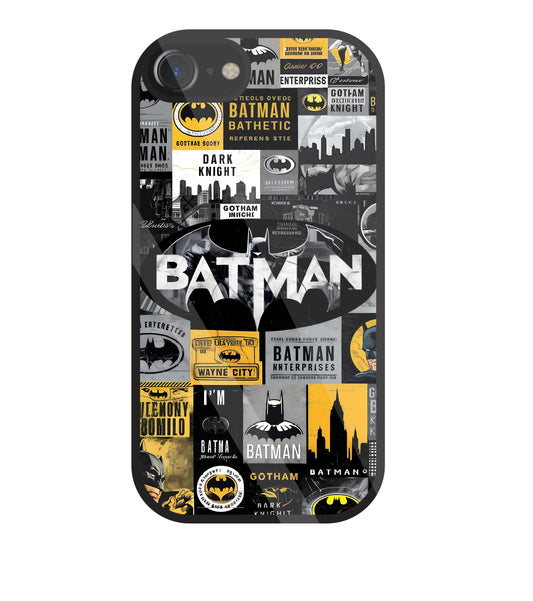 Batman Mashup Glass Case For Apple iPhone 7