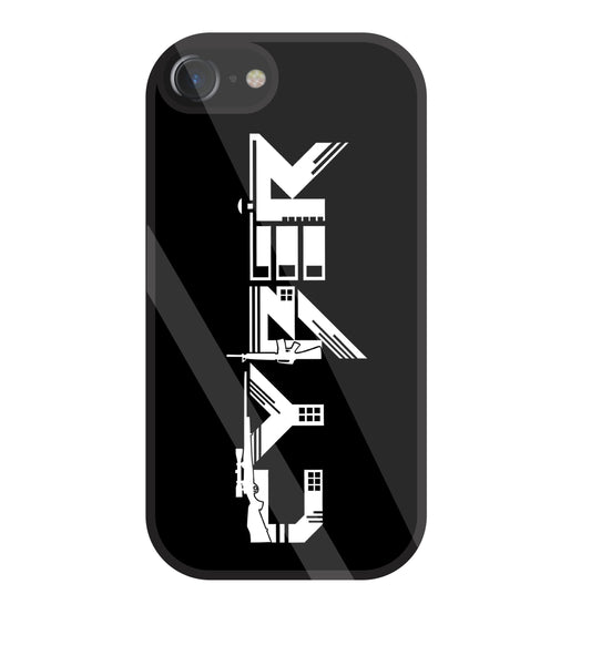 Cyber Gun Glass Case For Apple iPhone 7
