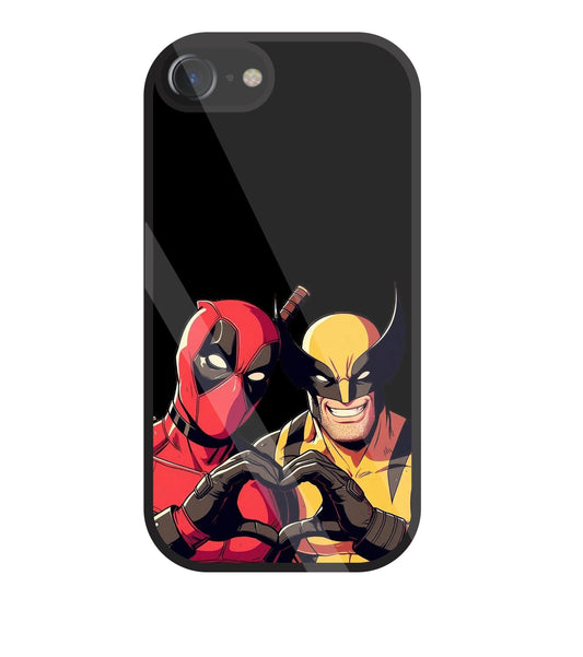 Deadpool And Wolverine Glass Case For Apple iPhone 7