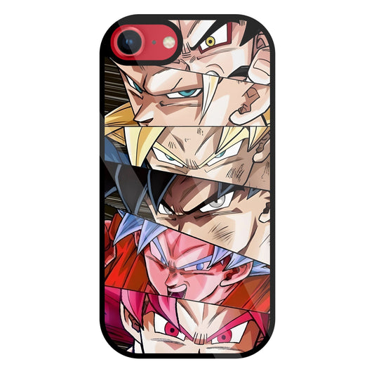 All Super Saiyan Glass Case For Apple iPhone 8