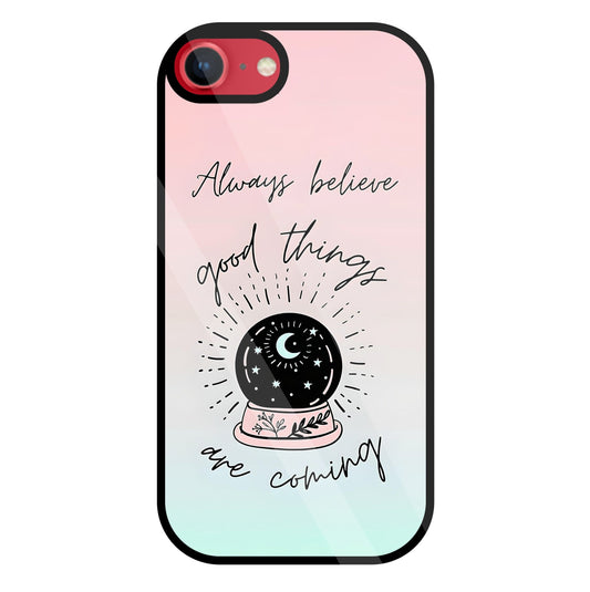 Always Believe Glass Case For Apple iPhone 8