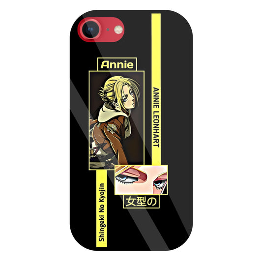 Annie Attack on Titan  Glass Case For Apple iPhone 8
