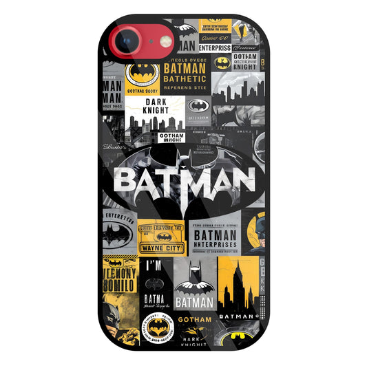 Batman Mashup Glass Case For Apple iPhone 8