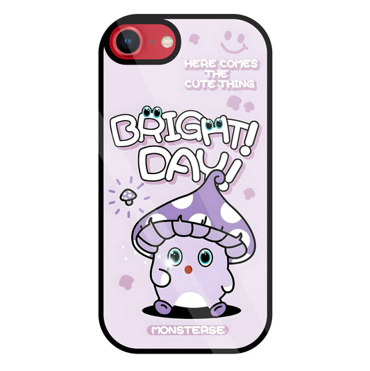 Bright Day Purple Monster Glass Case For Apple iPhone 8