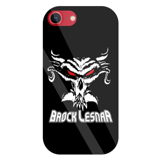 Brock Lesnar WWE Glass Case For Apple iPhone 8