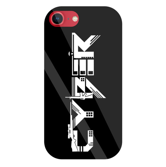 Cyber Gun Glass Case For Apple iPhone 8