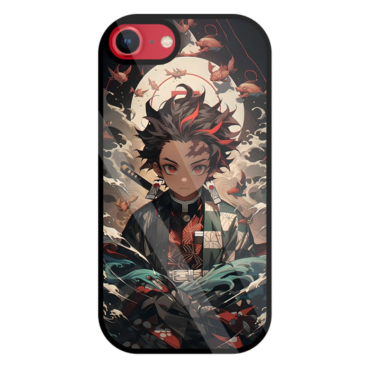 Demon Slayer Glass Case For Apple iPhone 8