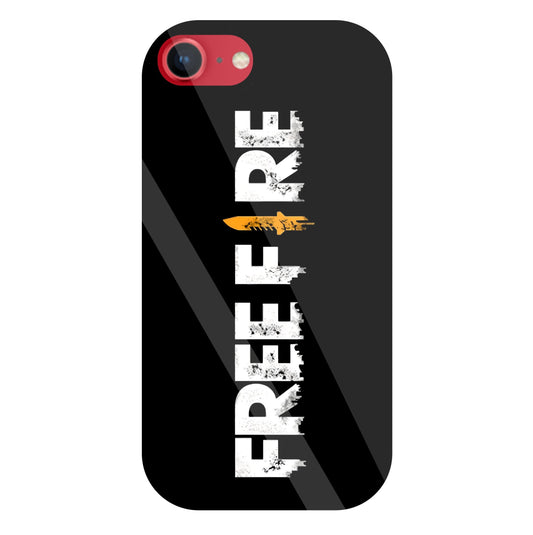 Free Fire Glass Case For Apple iPhone 8