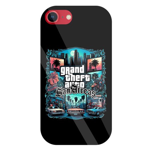 GTA Sanareas Glass Case For Apple iPhone 8