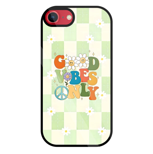 Good Vibes Only Glass Case For Apple iPhone 8
