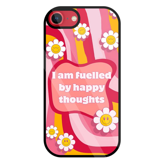 Happy Thoughts Glass Case For Apple iPhone 8