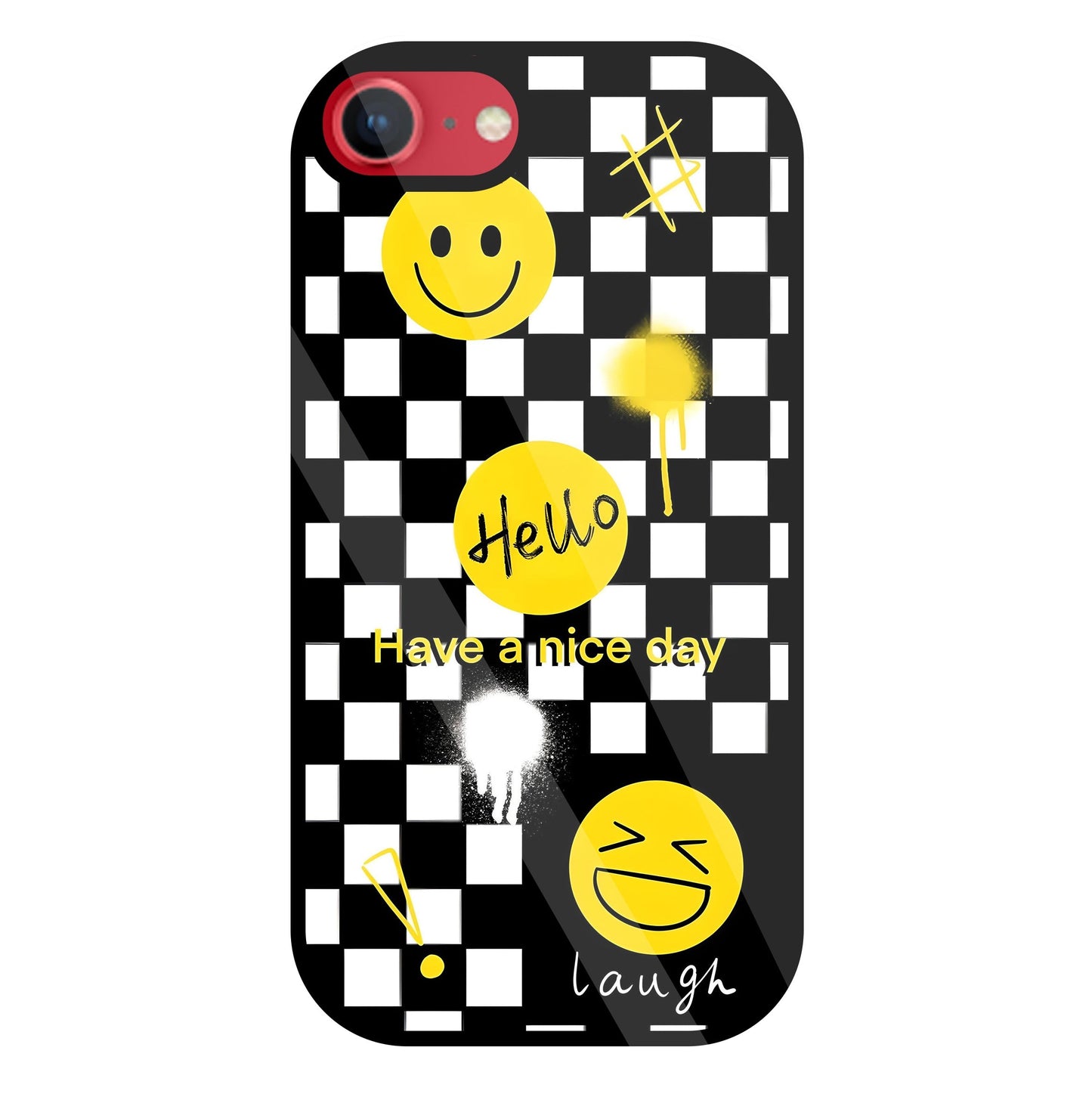 Have A Nice Day Glass Case For Apple iPhone 8