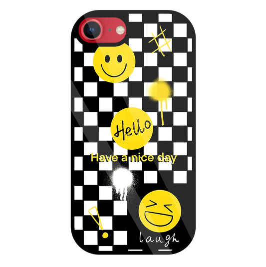Have A Nice Day Glass Case For Apple iPhone 8