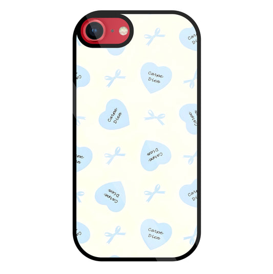 Heart Carpe Diem Glass Case For Apple iPhone 8