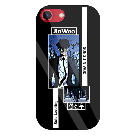 Jin Woo Sung Anime Glass Case For Apple iPhone 8