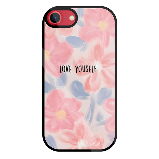 Love Yourself Glass Case For Apple iPhone 8
