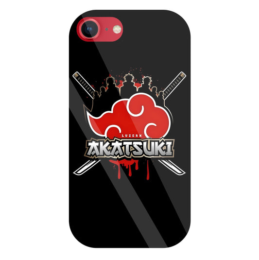 Naruto - Akatsuki Glass Case For Apple iPhone 8