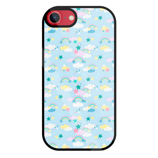 Small Rainbows Glass Case For Apple iPhone 8