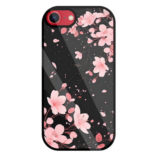 Summer Flowers Glass Case For Apple iPhone 8
