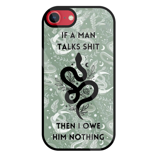 Talk Shit Glass Case For Apple iPhone 8