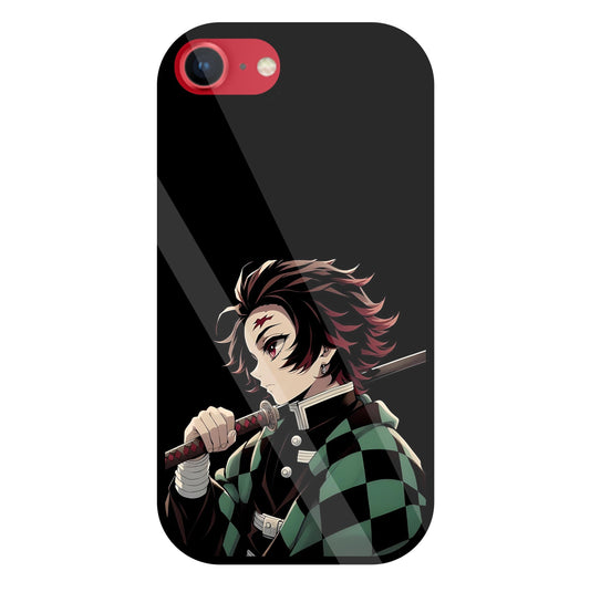 Tanjiro Kamado Glass Case For Apple iPhone 8