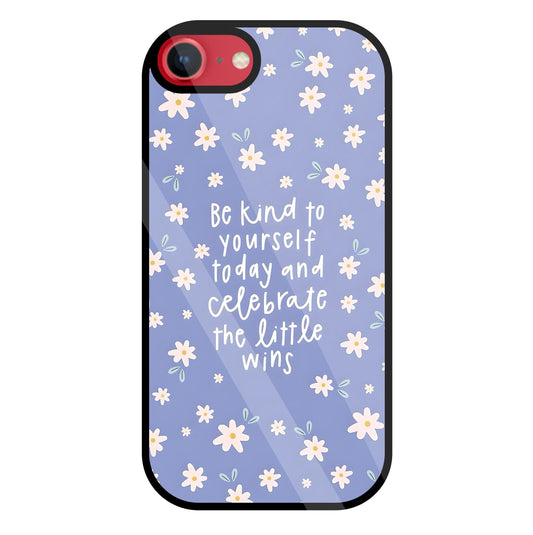 The Little Wine Flower Glass Case For Apple iPhone 8