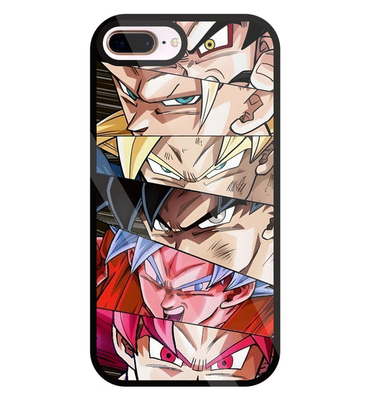 All Super Saiyan Glass Case For Apple iPhone 8 +