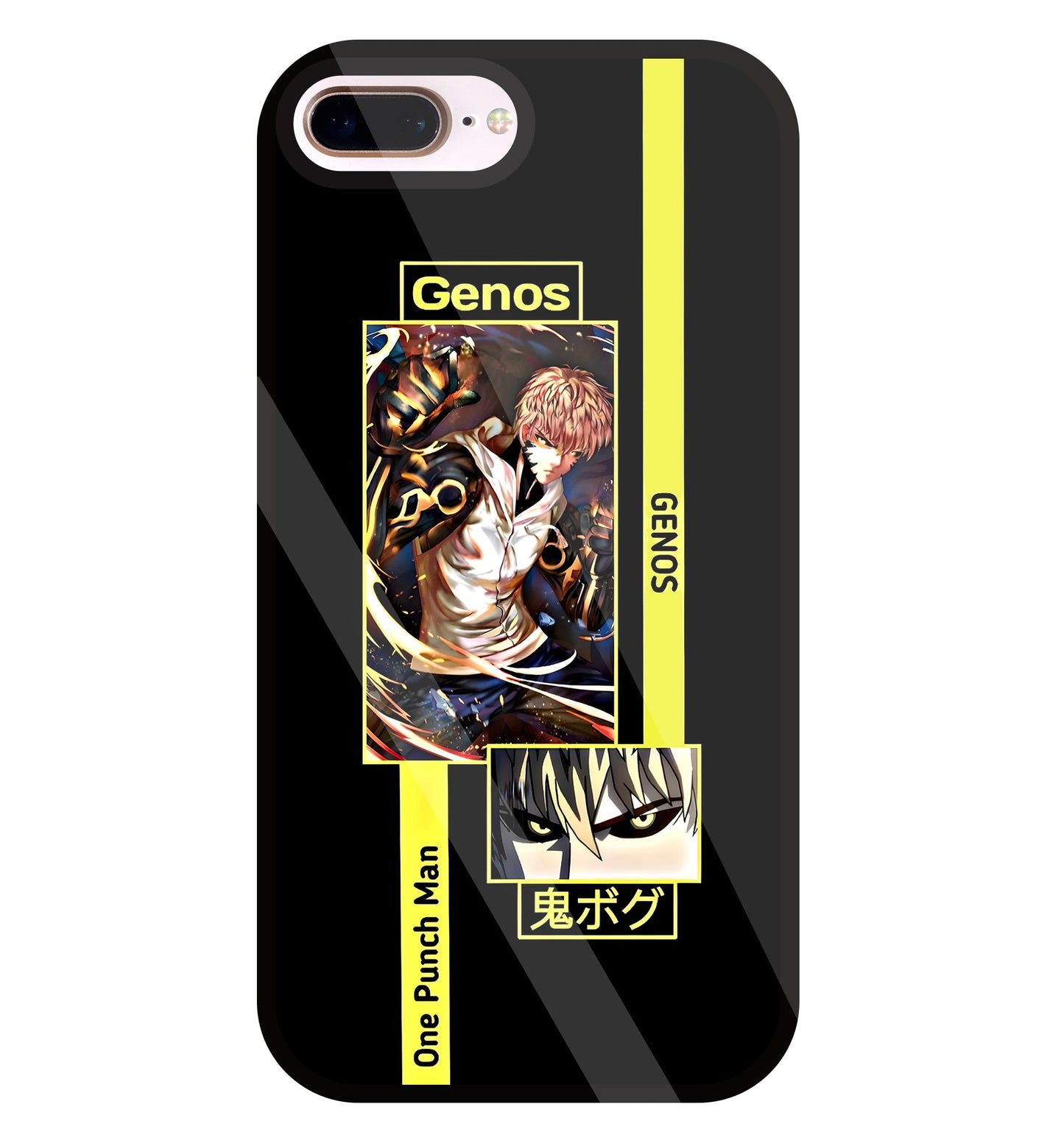 Genos Attack on Titan Glass Case For Apple iPhone 8 +