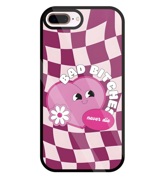 Bad Bitches Glass Case For Apple iPhone 8 +
