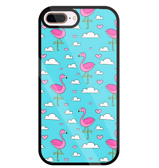 Flymingo Glass Case For Apple iPhone 8 +