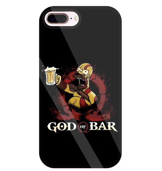 God Of Bar Glass Case For Apple iPhone 8 +