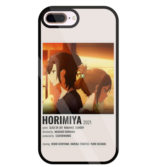 Horimiya Glass Case For Apple iPhone 8 +