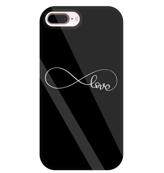 Love Symbol Glass Case For Apple iPhone 8 +