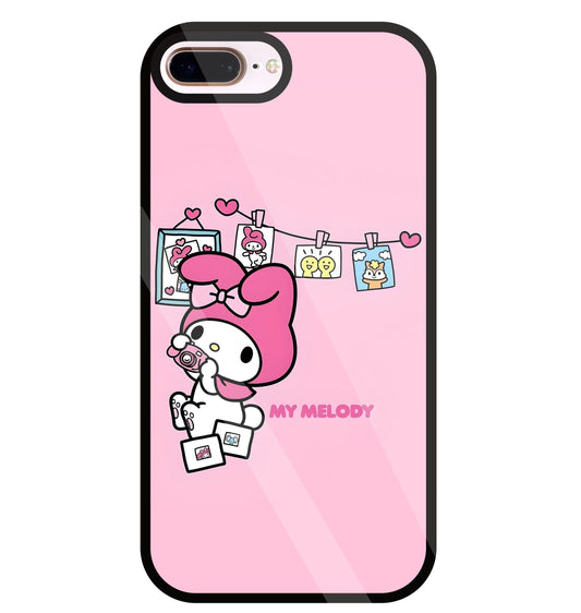 My Melody Glass Case For Apple iPhone 8 +
