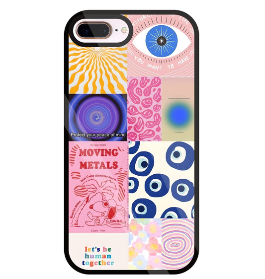 Peace Of Mind Glass Case For Apple iPhone 8 +