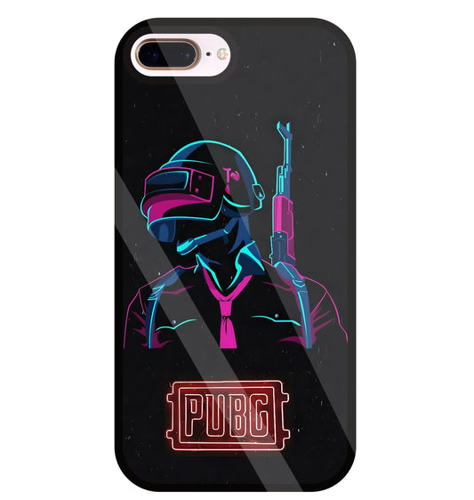 Pubg Glass Case For Apple iPhone 8 +