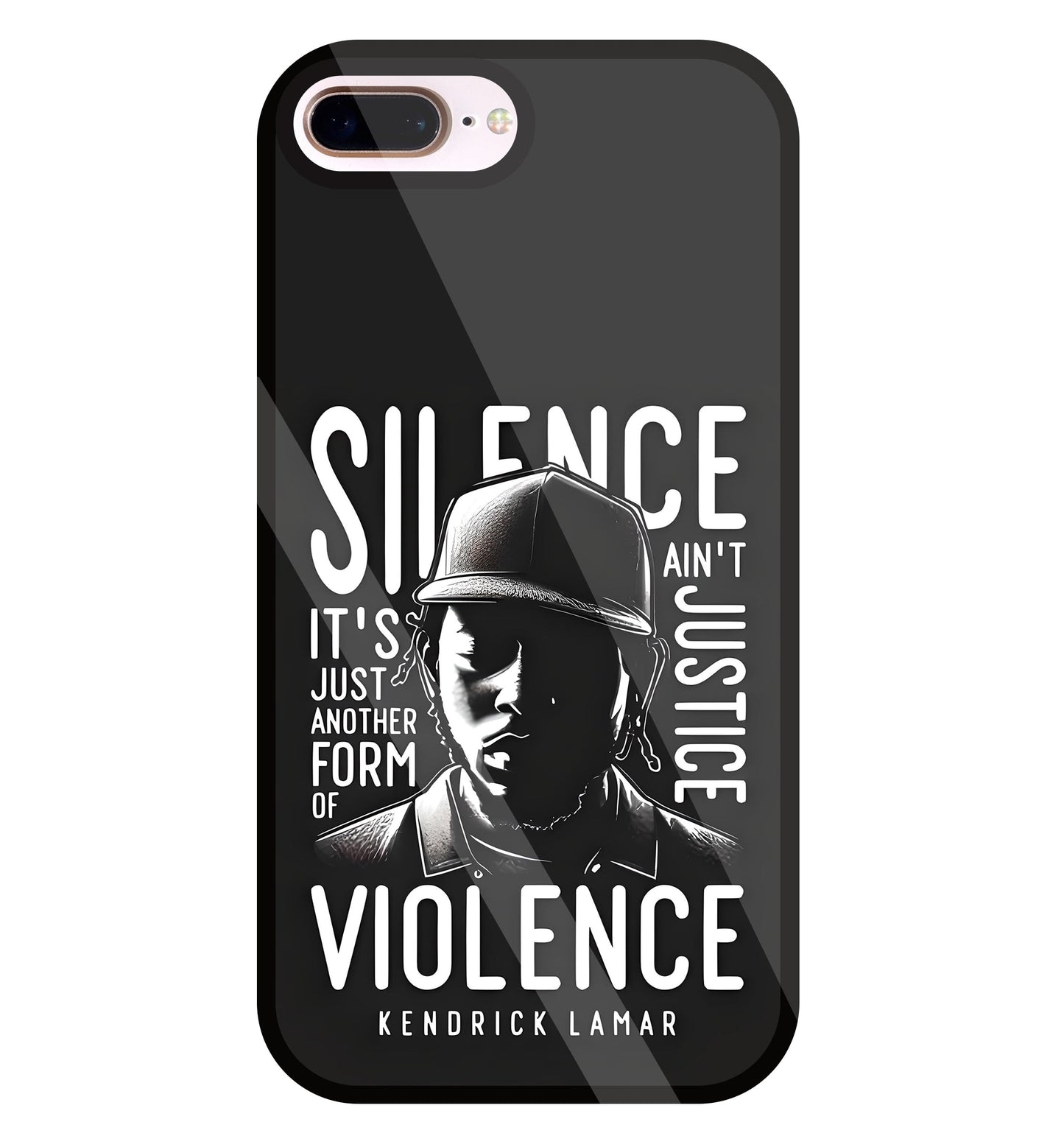 Silence Glass Case For Apple iPhone 8 +