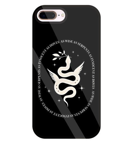 Snakestress Glass Case For Apple iPhone 8 +
