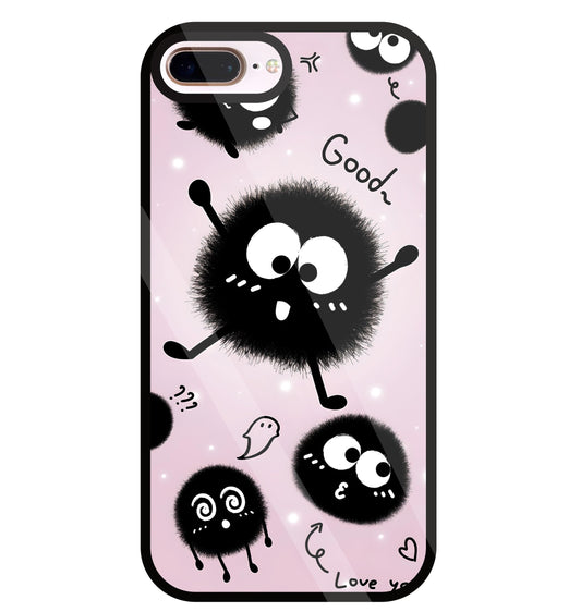 Soot Spirit Glass Case For Apple iPhone 8 +
