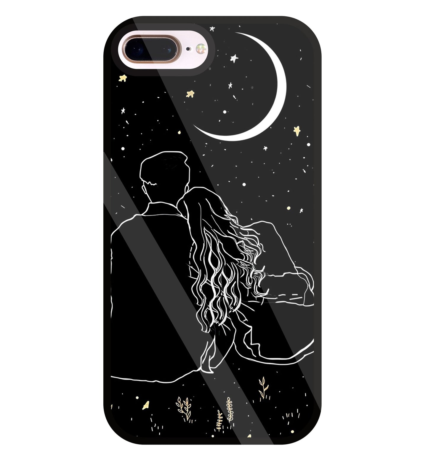 Space Human Glass Case For Apple iPhone 8 +