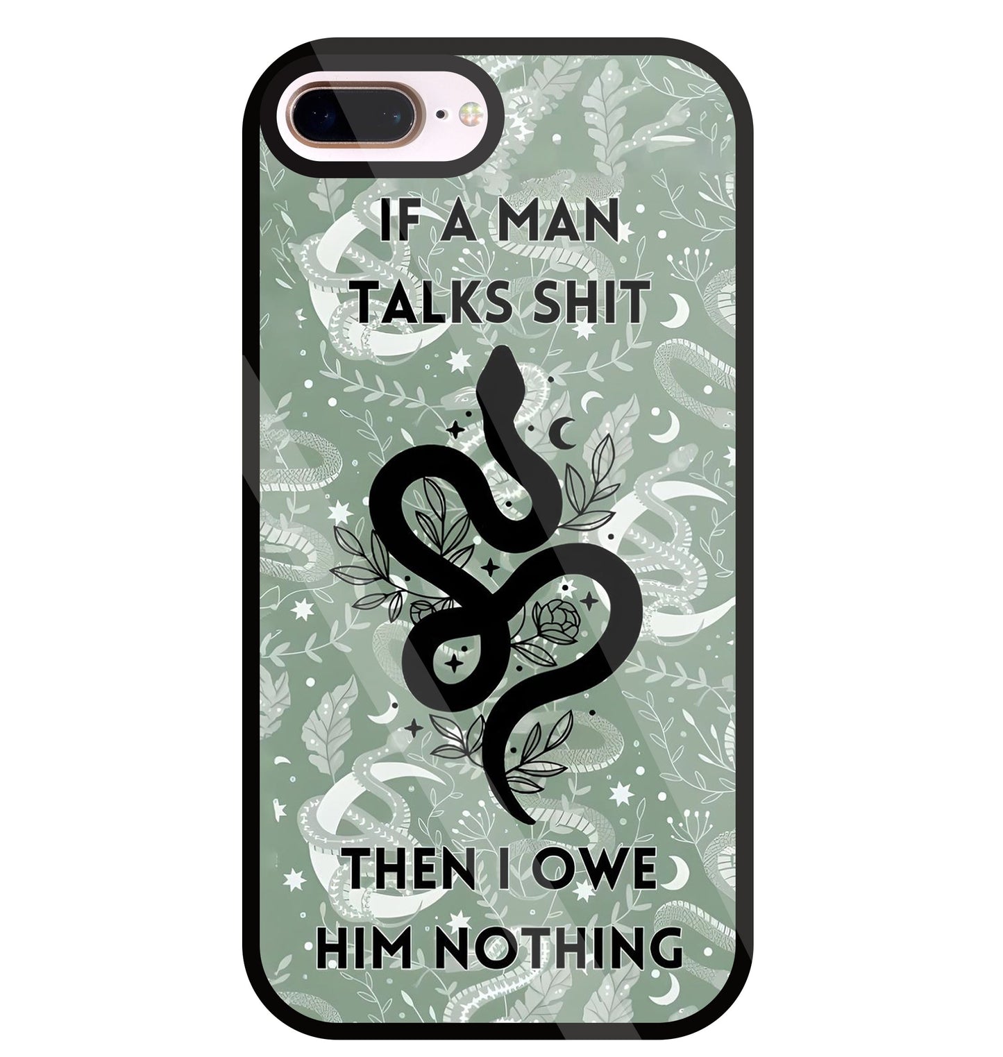 Talk Shit Glass Case For Apple iPhone 8 +