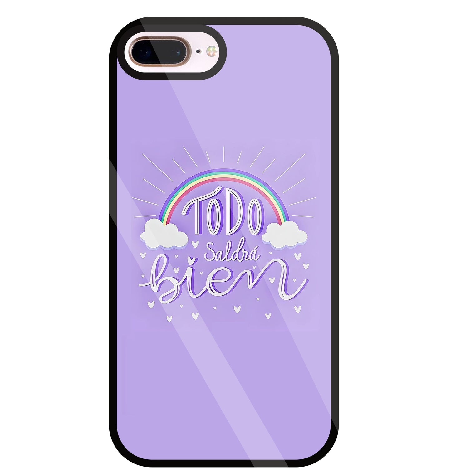 To Do Saldra Bien Glass Case For Apple iPhone 8 +