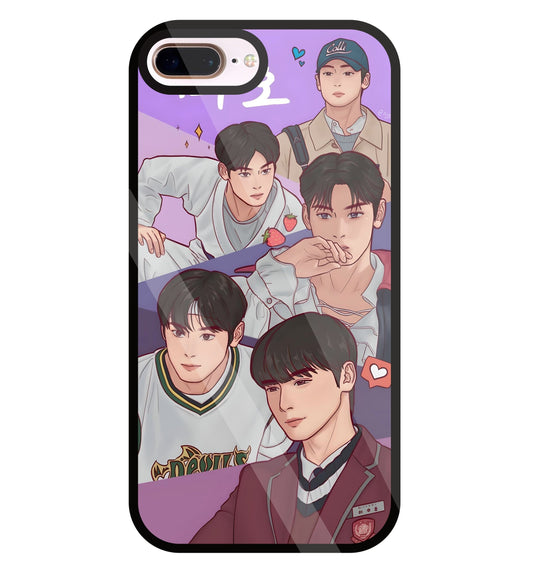 Ture Beauty K Drama Glass Case For Apple iPhone 8 +