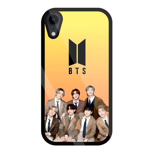 BTS Crew Glass Case For Apple iPhone Xr