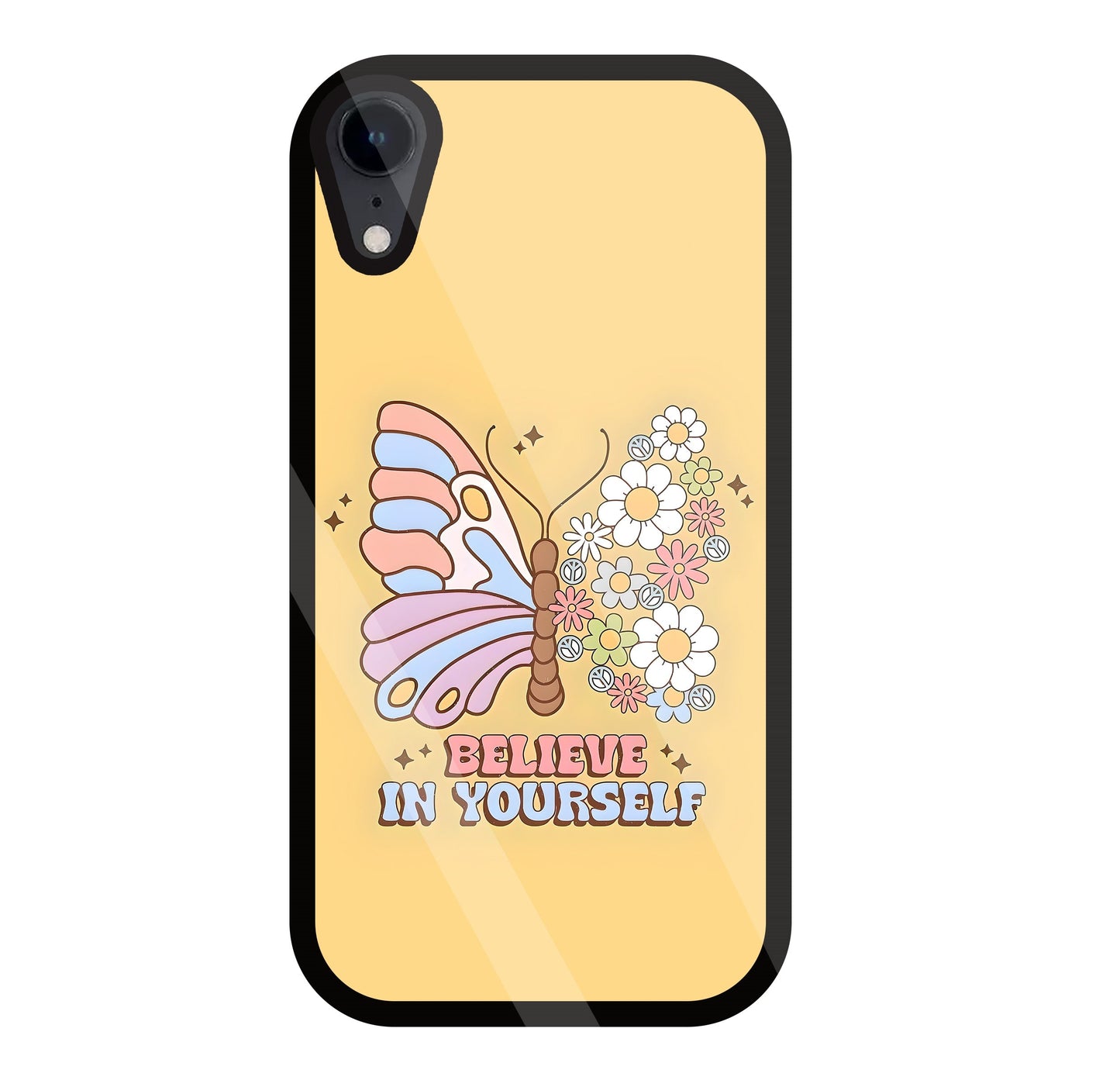 Believe In Yourself Glass Case For Apple iPhone Xr