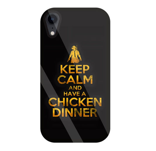 Chicken Dinner Glass Case For Apple iPhone Xr