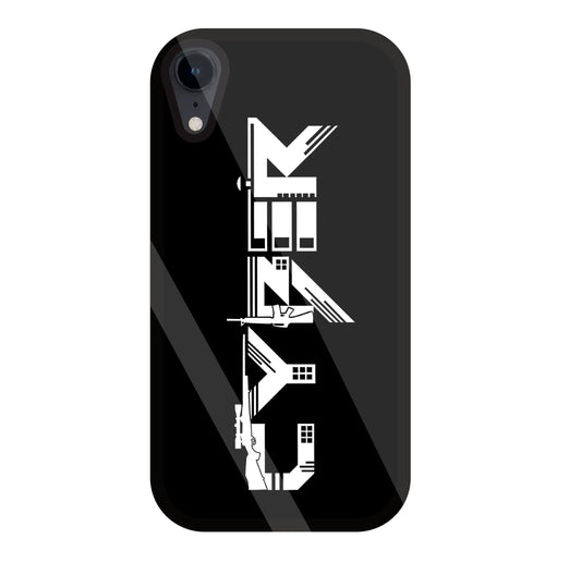 Cyber Gun Glass Case For Apple iPhone Xr