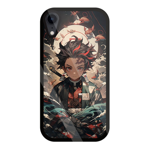 Demon Slayer Glass Case For Apple iPhone Xr