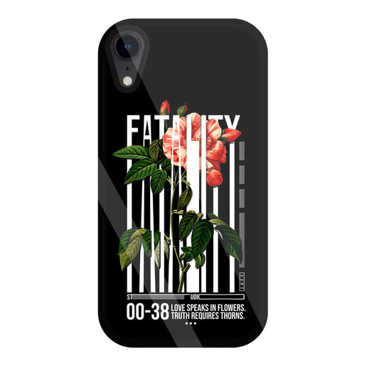 Fatality Flower Glass Case For Apple iPhone Xr