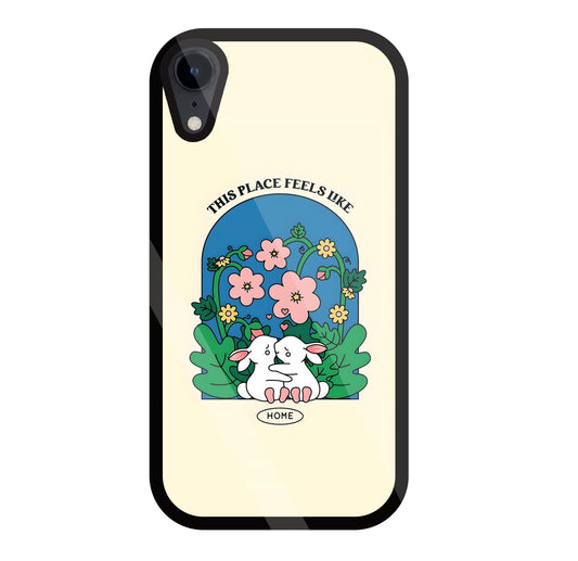 Feels Like Home Glass Case For Apple iPhone Xr